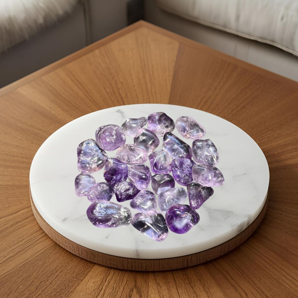 Amethyst Crystal,Spiritual Protection Stone, Peace Frequency,TDBSTUDIO Energy Crystal