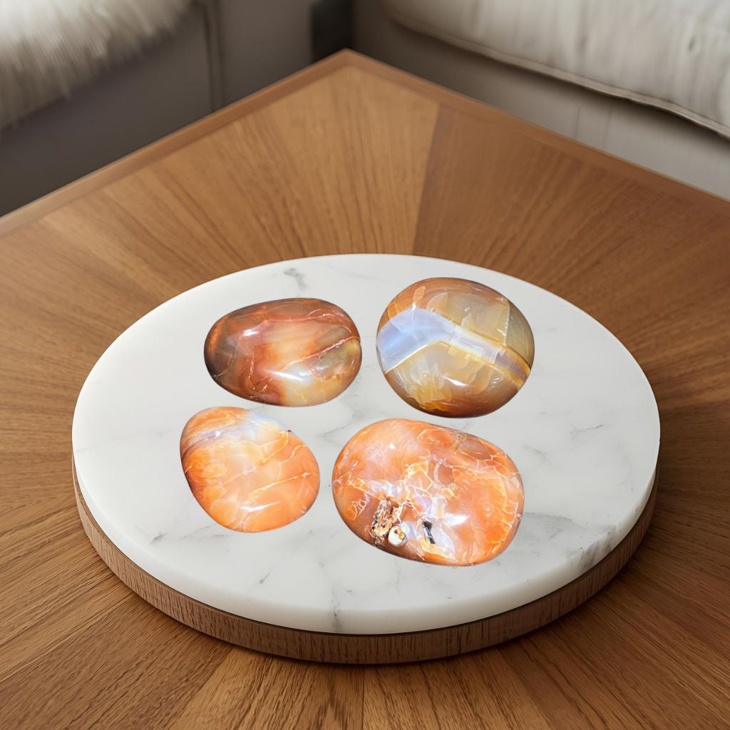 Carnelian Crystal, Creativity & Confidence Stone, Renewal Frequency, TDBSTUDIO Energy Crystal