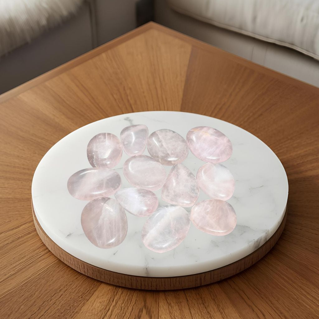 Rose Quartz Crystal, Heart Healing Stone, Compassion Frequency, TDBSTUDIO Energy Crystal